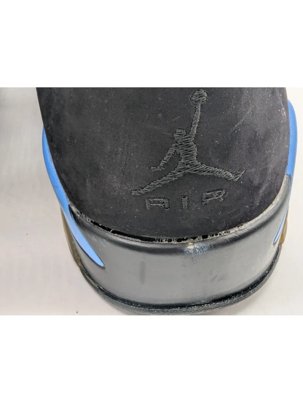 Air Jordan 6 Retro UNC Mens Size 12 Black Blue 384664-006 Sneakers 2017 Tar Heel